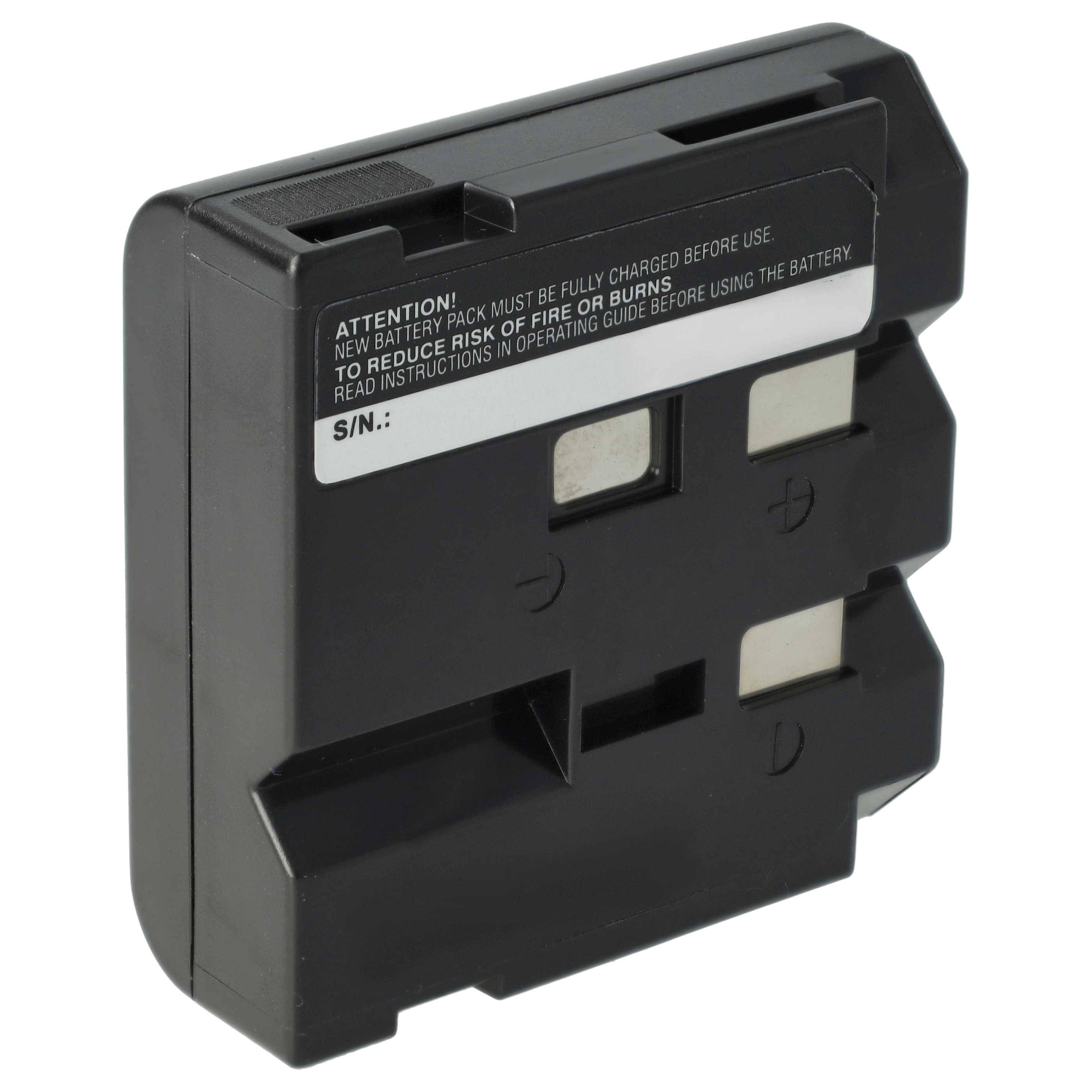 vhbw 2x Akku kompatibel mit Sharp VL-AH50U, VL-E46U, VL-E33U, VL-E307 | für VL-AH60U, VL-E600U, VL-E610 Videokamera-1