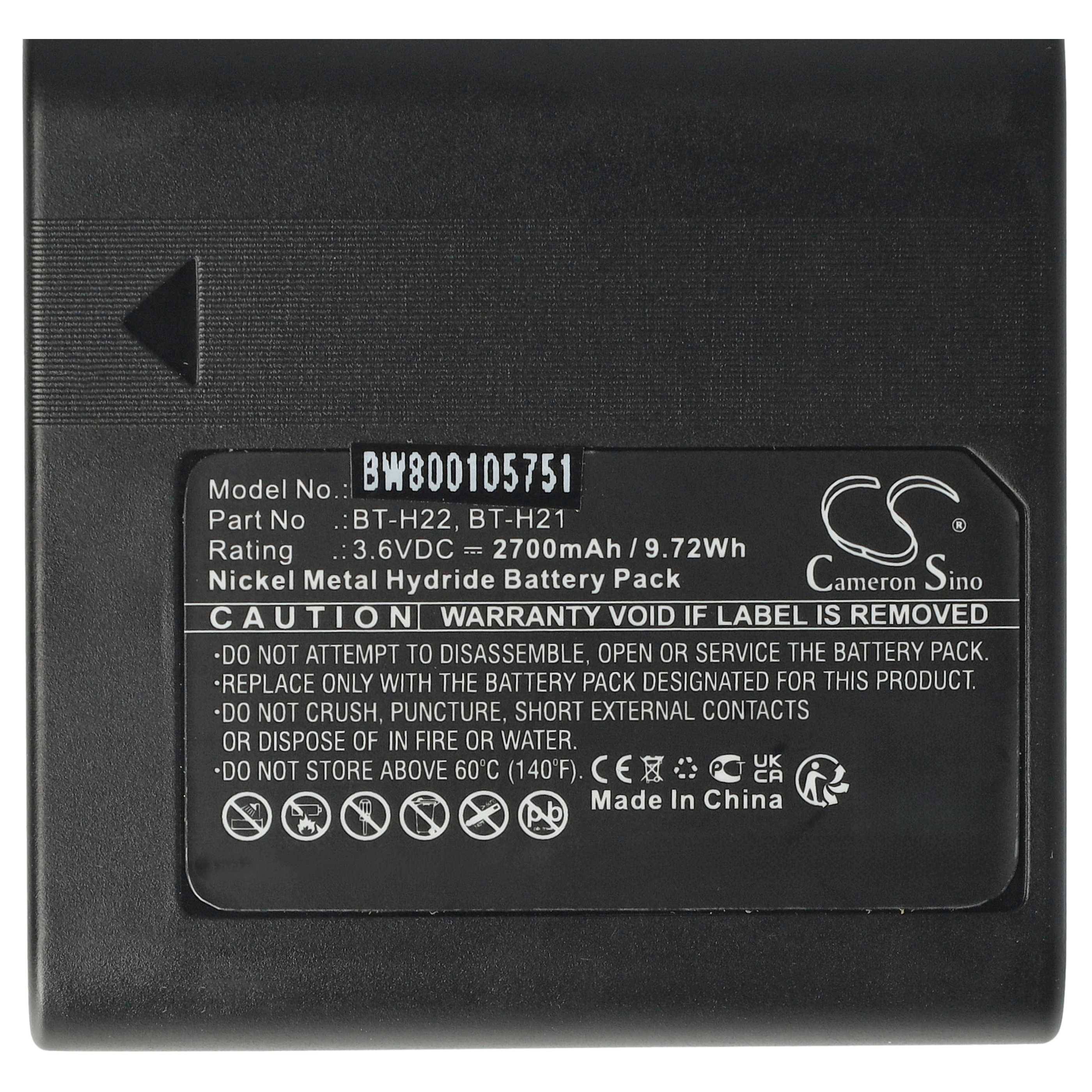 vhbw 2x Akku kompatibel mit Sharp VL-AH50U, VL-E46U, VL-E33U, VL-E307 | für VL-AH60U, VL-E600U, VL-E610 Videokamera-3