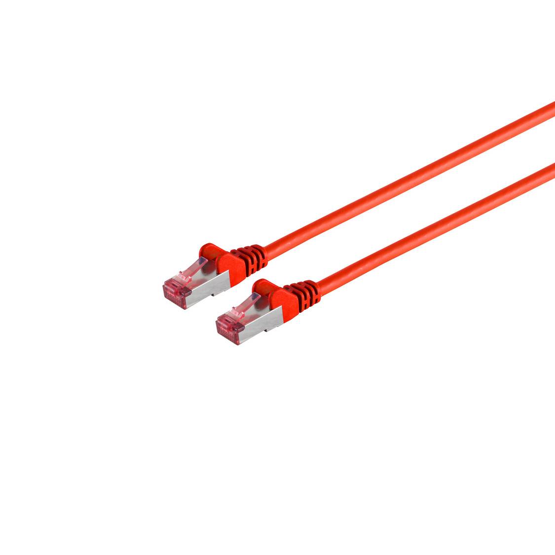 Patchkabel cat6A S/FTP PIMF Halogenfrei rot 3m-0
