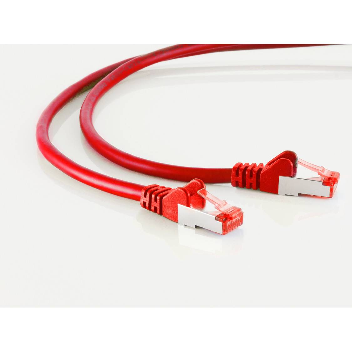 Patchkabel cat6A S/FTP PIMF Halogenfrei rot 3m-1