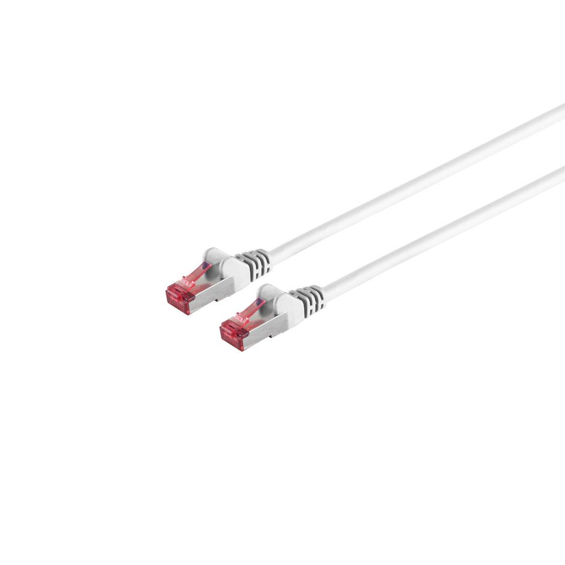 Patchkabel cat6A S/FTP PIMF Halogenfrei weiß 0,5m-0