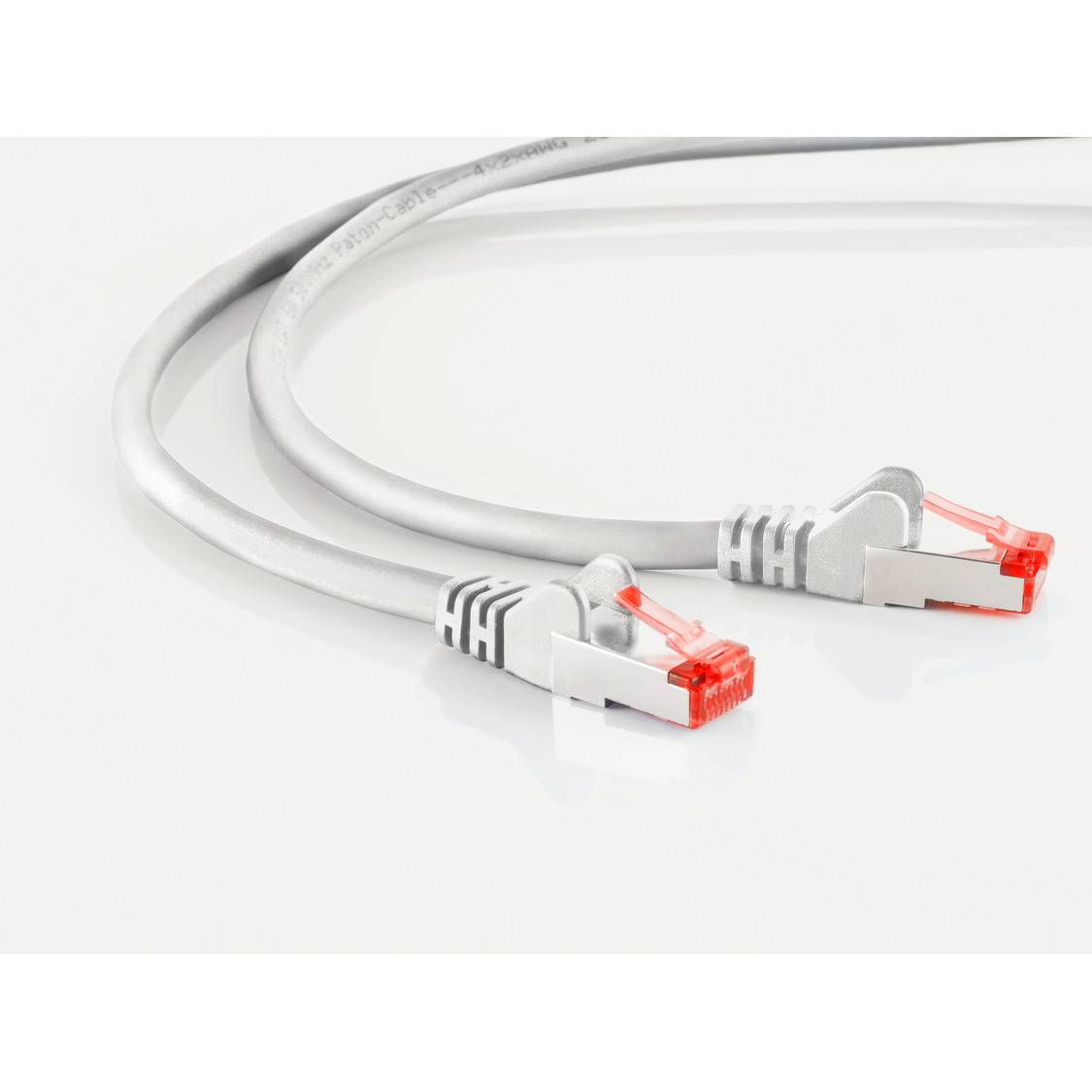 Patchkabel cat6A S/FTP PIMF Halogenfrei weiß 0,5m-2