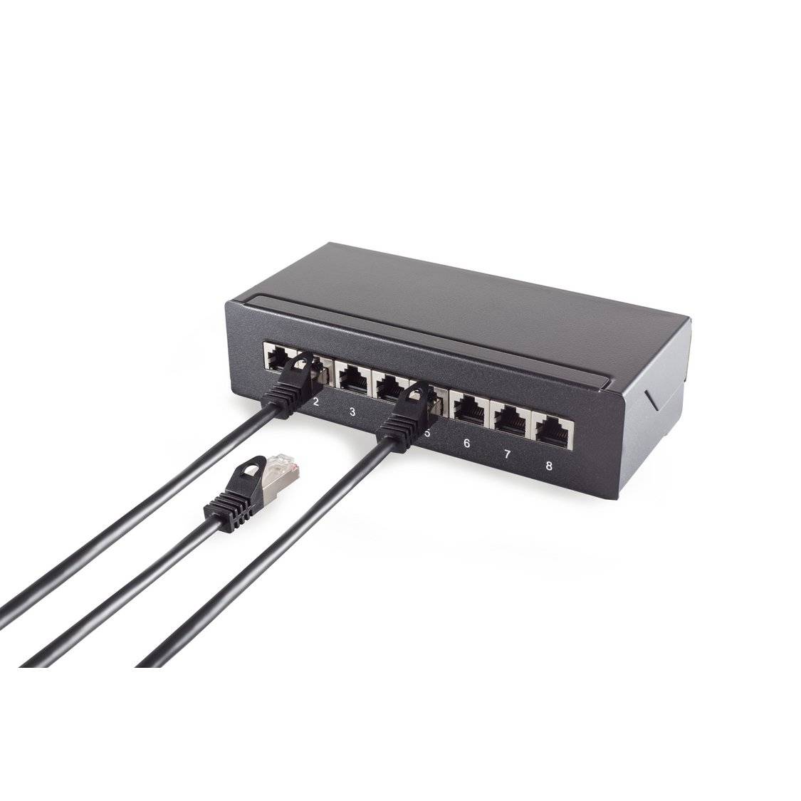 RJ45 Patchkabel m. CAT 7 Rohkabel PIMF 7,5m-2