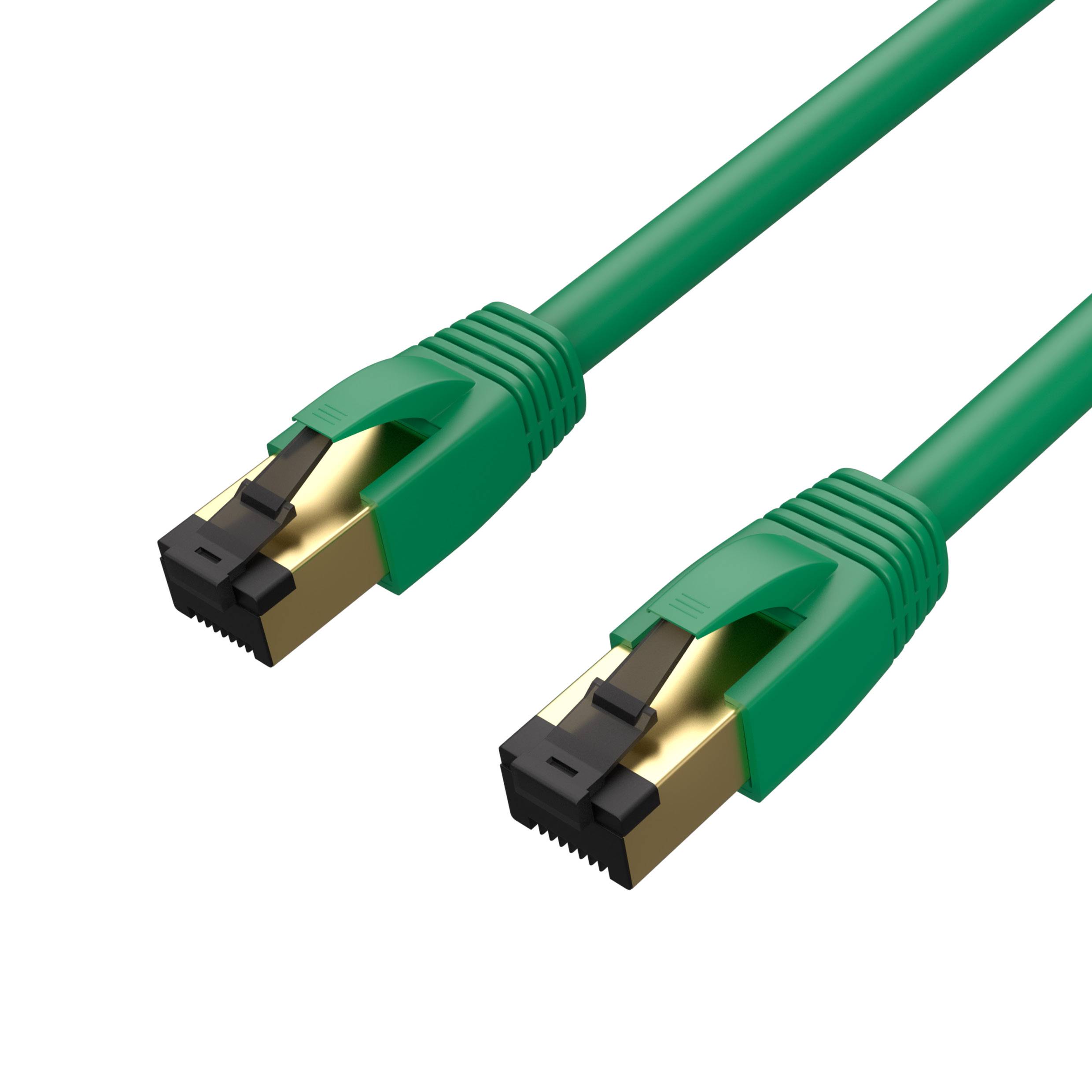 Patchkabel cat 8.1 F/FTP PIMF LSZH grün 15,0m-0