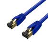 Patchkabel cat 8.1 F/FTP PIMF LSZH blau 0,25m