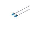 S/CONN CAT 6 Netzwerkkabel RJ45-Stecker auf RJ45-Stecker U/UTP 1 Gbit/s vergoldet Slim Schwarz 0,3m