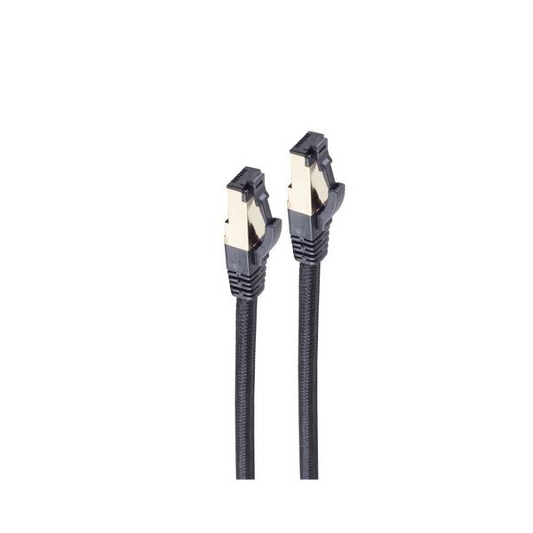 shiverpeaks CAT 6A Netzwerkkabel RJ45-Stecker auf RJ45-Stecker S/FTP 10 Gbit/s 5,0 m Violett
