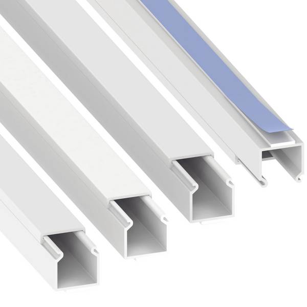GGK LFG 15x15 Leitungsführungskanal LFG 15x15-9010, PVC, UT selbstklebend (4x1m)