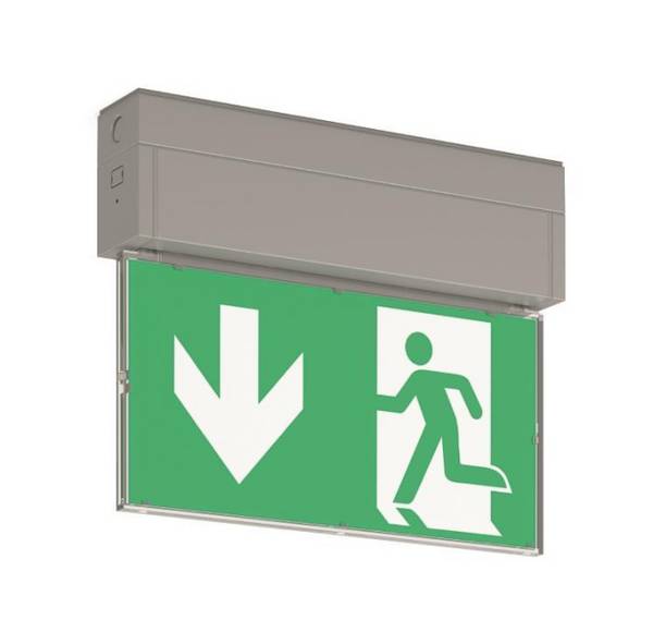 RZB Notleuchte GSUN-S 2W si 652804.004 1/3/8h 24m 4K Wand/Decke m.Scheibe, NFC Techn.Licht/Wohnraum