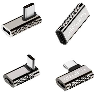 4smarts 540464, USB-C, USB-C, Silber-0