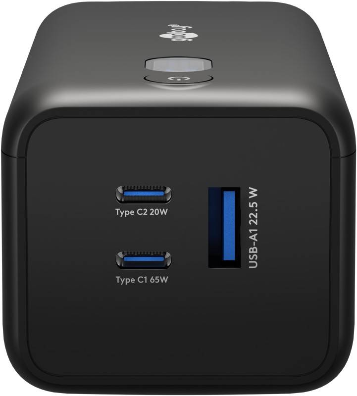 Goobay Laptop Powerbank 20000 mAh, 2x USB-C & 1x USB-A, 65 W Power Delivery/Quick Charge, externe Batterie für Laptops-3