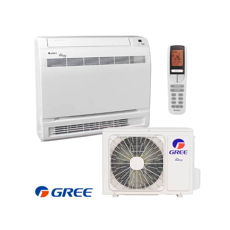 Gree GEH09AA-K6DNA1F + GEH09AA-K6DNA1F Bodenstandgerät Inverter-Klimaanlage-0