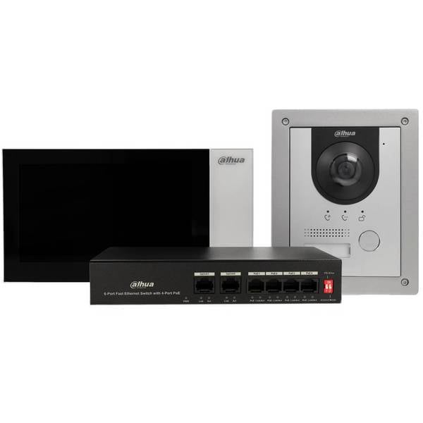 Dahua KTP01L-S2(F) video intercom set IP 2MP PoE 7 inch monitor complete kit