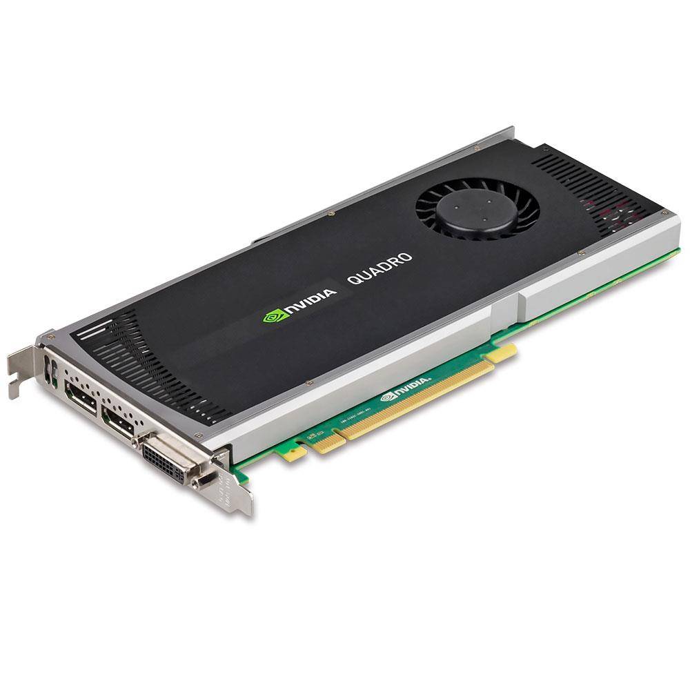 Fujitsu Quadro 4000 Grafikkarte (2GB, PCIe x16, aktiv, WQXGA 2560x1600, CUDA, DVI-I, 2x DisplayPort)-0