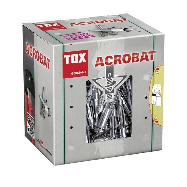 TOX Metall-Hohlraumdübel Acrobat Klappdübel mit Schraube M5x65 mm - 25 Stück-1