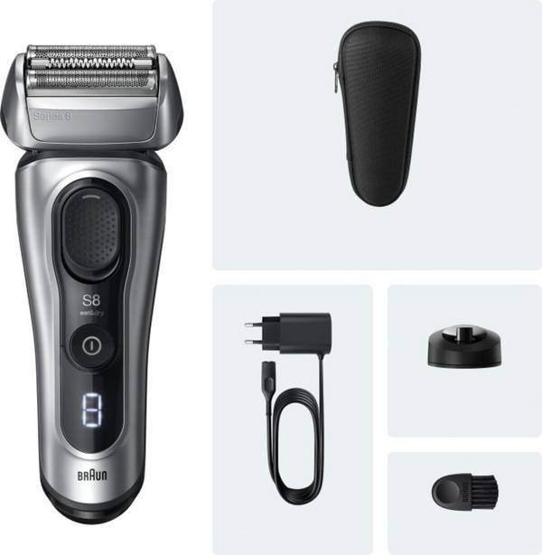 BRAUN Rasierer 8617s 554404 Silber 8700216554404
