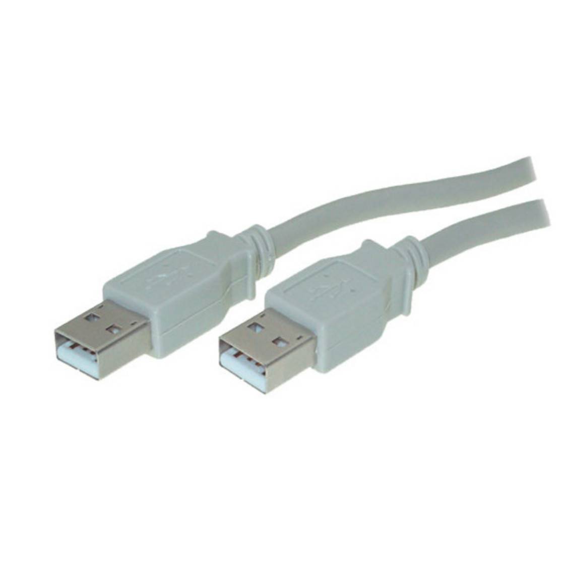 S/CONN USB 2.0 Anschlusskabel USB-A-Stecker auf USB-A-Stecker 480 Mbit/s geschirmt 0,5m-0