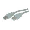 S/CONN USB 2.0 Anschlusskabel USB-A-Stecker auf USB-A-Stecker 480 Mbit/s geschirmt 0,5m