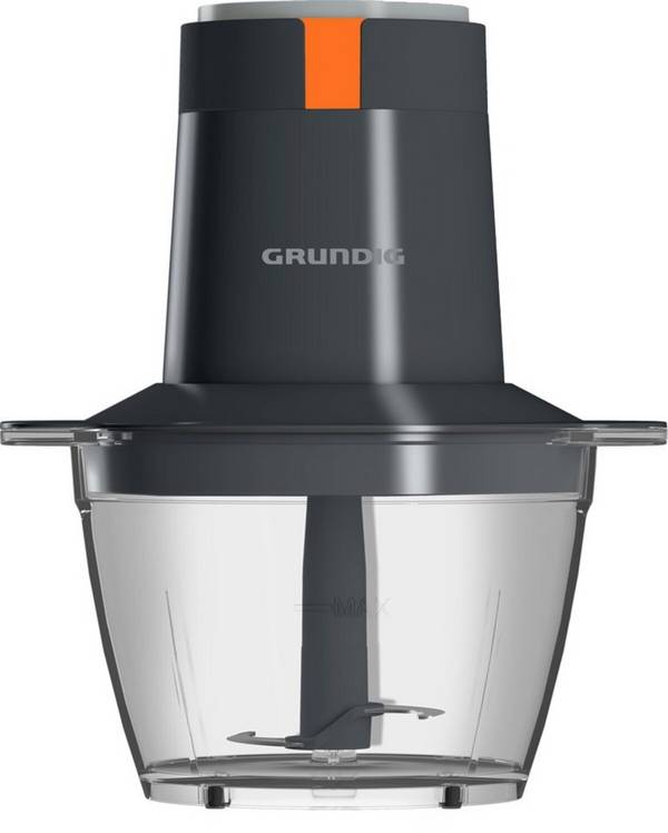 Grundig CH 5320, 0,5 l, Grau, Transparent, Kunststoff, Edelstahl, Tasten, 500 W