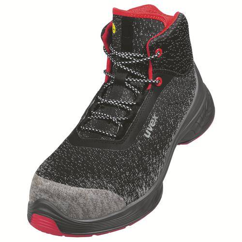 uvex 1 G2 Stiefel S1 68538 schwarz, rot Weite 11 Größe 40-0