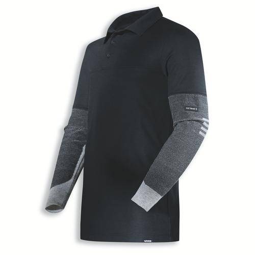 Poloshirt uvex cut schwarz 4XL-0