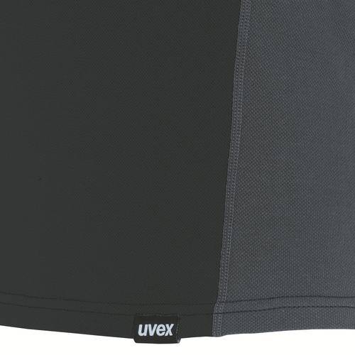 Poloshirt uvex suXXeed industry grau, graphit XXL-1