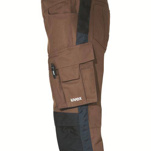 Latzhose uvex perfeXXion braun, kakao 29-2
