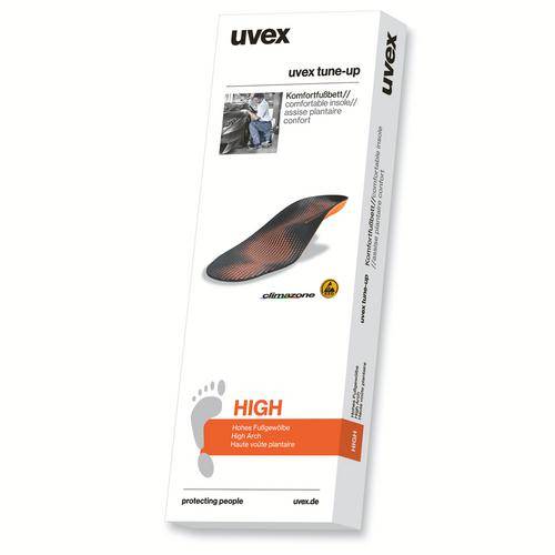 uvex Einlegesohle 95286 schwarz, orange Weite 11 Größe 42-1