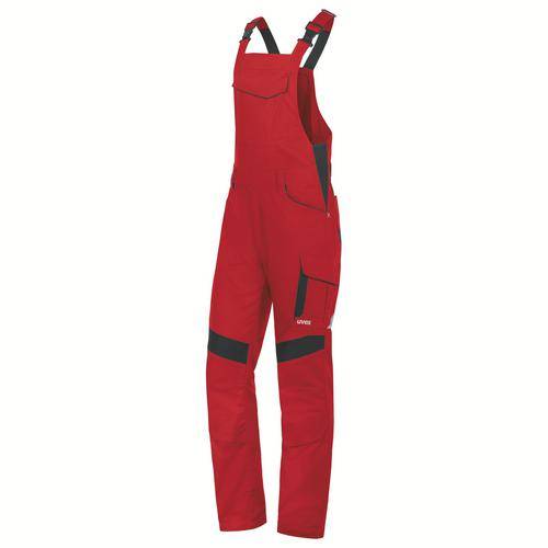 uvex suXXeed industry Latzhose men, 88566, rot, Größe 32-0