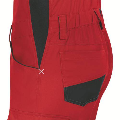 uvex suXXeed industry Latzhose men, 88566, rot, Größe 32-1