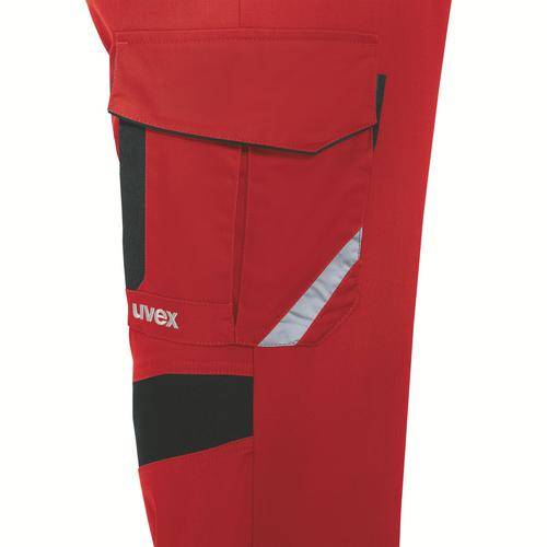 uvex suXXeed industry Latzhose men, 88566, rot, Größe 32-2