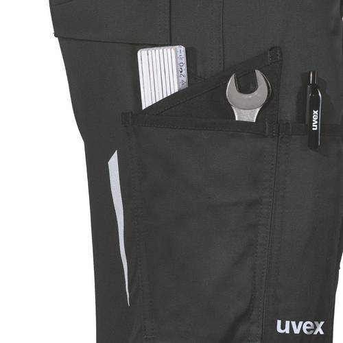 Arbeitshose uvex syneXXo schwarz 62-2
