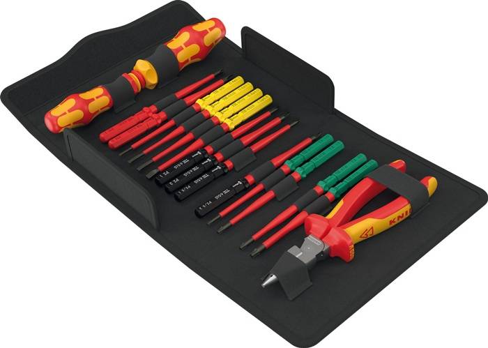 Schraubendrehersatz VDE 17 ext.slim 2 Tool Finder 17-tlg.m.Ratschenfunktion VDE-0