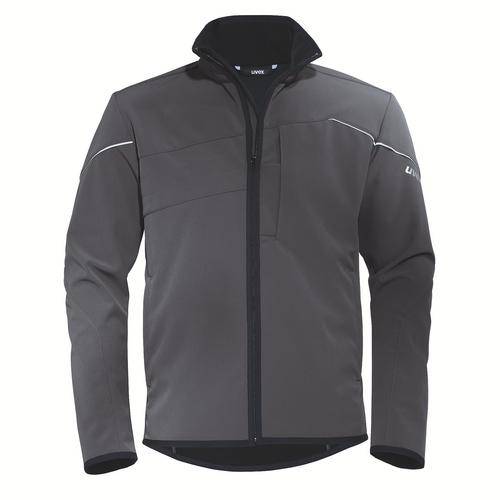 Softshelljacke uvex perfeXXion grau, schiefer 3XL-0
