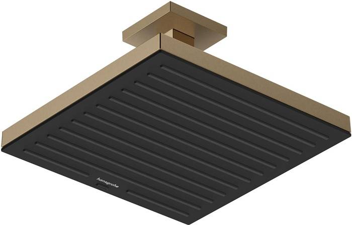 HG Kopfbrause Pulsify E 260 1 jet brushed bronze-0