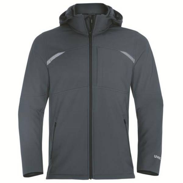 Softshelljacke uvex suXXeed craft grau, anthrazit L