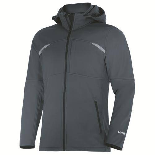 Softshelljacke uvex suXXeed craft grau, anthrazit L-2