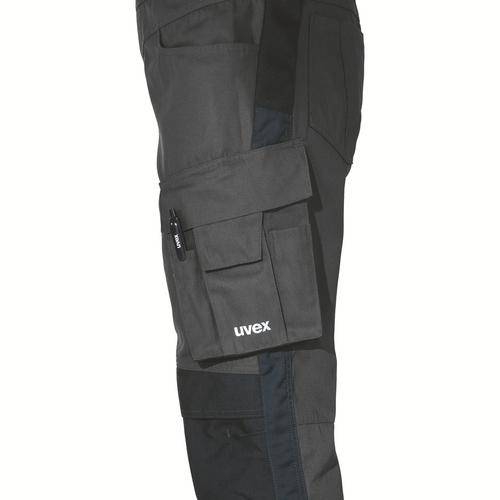 Latzhose uvex perfeXXion grau, schiefer 62-2