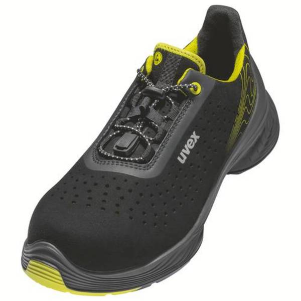 uvex 1 G2 Halbschuhe S1 68438 schwarz, gelb Weite 11 Größe 35