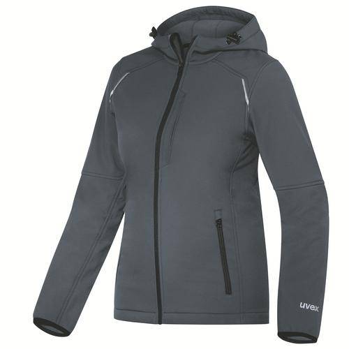 Softshelljacke uvex suXXeed craft grau, anthrazit 4XL-2