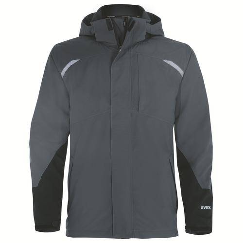 Wetterjacke uvex suXXeed craft grau, anthrazit 3XL