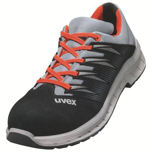 uvex 2 trend Halbschuhe S2 69097 schwarz, grau, rot Weite 10 Größe 37-0