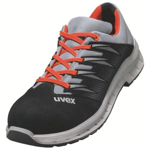 uvex 2 trend Halbschuhe S2 69097 schwarz, grau, rot Weite 10 Größe 37