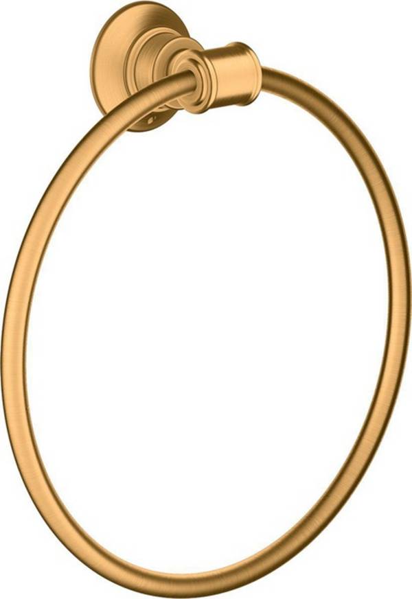 AXOR Montreux Handtuchring, Brushed Gold Optic