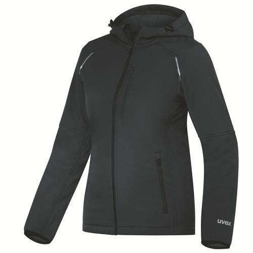 Softshelljacke uvex suXXeed craft schwarz, graphit S-2