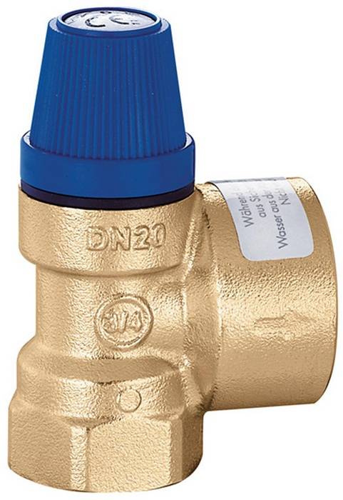 CALEFFI 531510 Membran-Sicherheitsventil 531 3/4Zoll, 10 bar 3/4Zoll, 10 bar-0