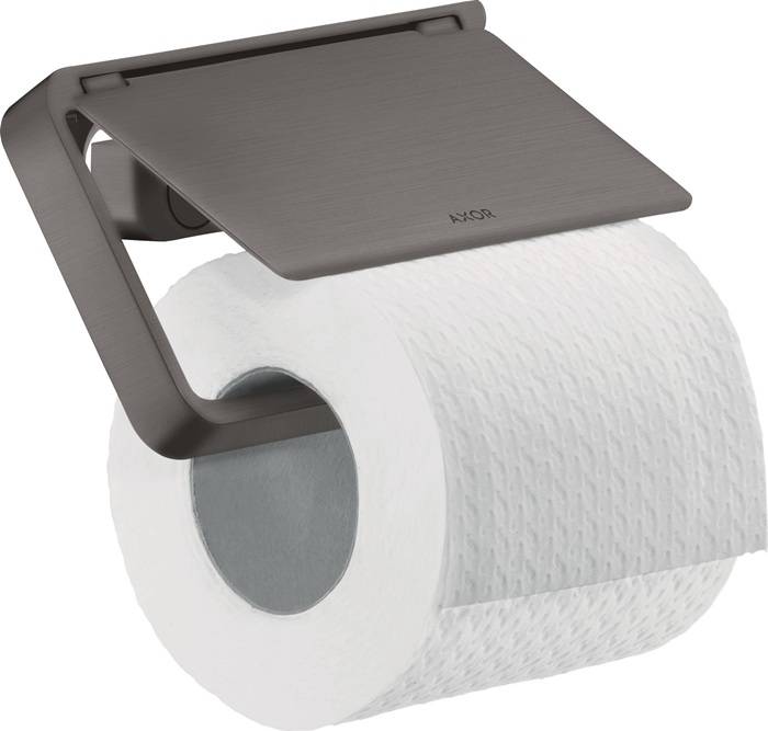 Papierhalter AXOR UNIVERSAL Wandmontage brushed black chrome-0