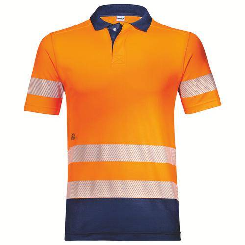 Poloshirt uvex Construction orange, warnorange 3XL