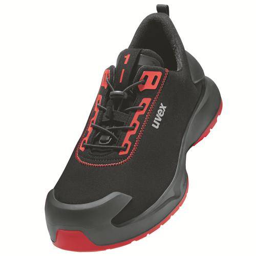 uvex 1 x-craft Halbschuhe S3L 68033 schwarz, rot Weite 12 Größe 41-0