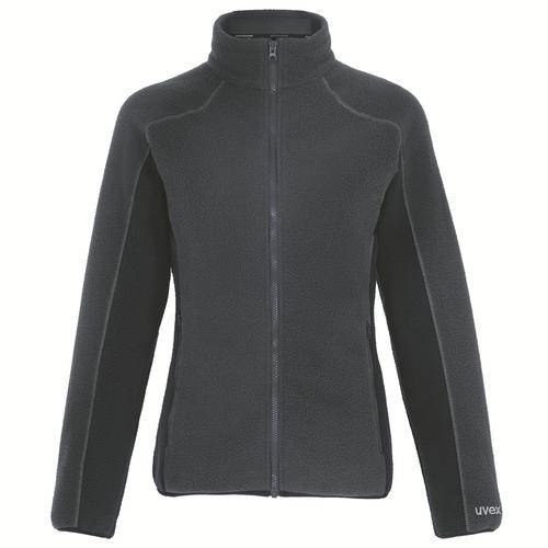 Fleecejacke uvex suXXeed craft grau, anthrazit 4XL